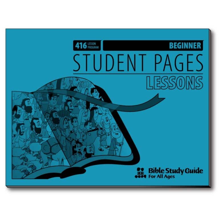 Beginner Student Pages - Lessons 365-390 [Printed] - Bible Study Guide