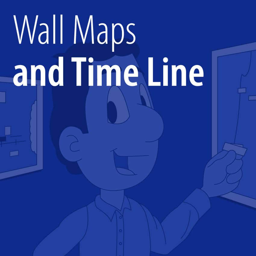 Wall Maps and Time Line tile